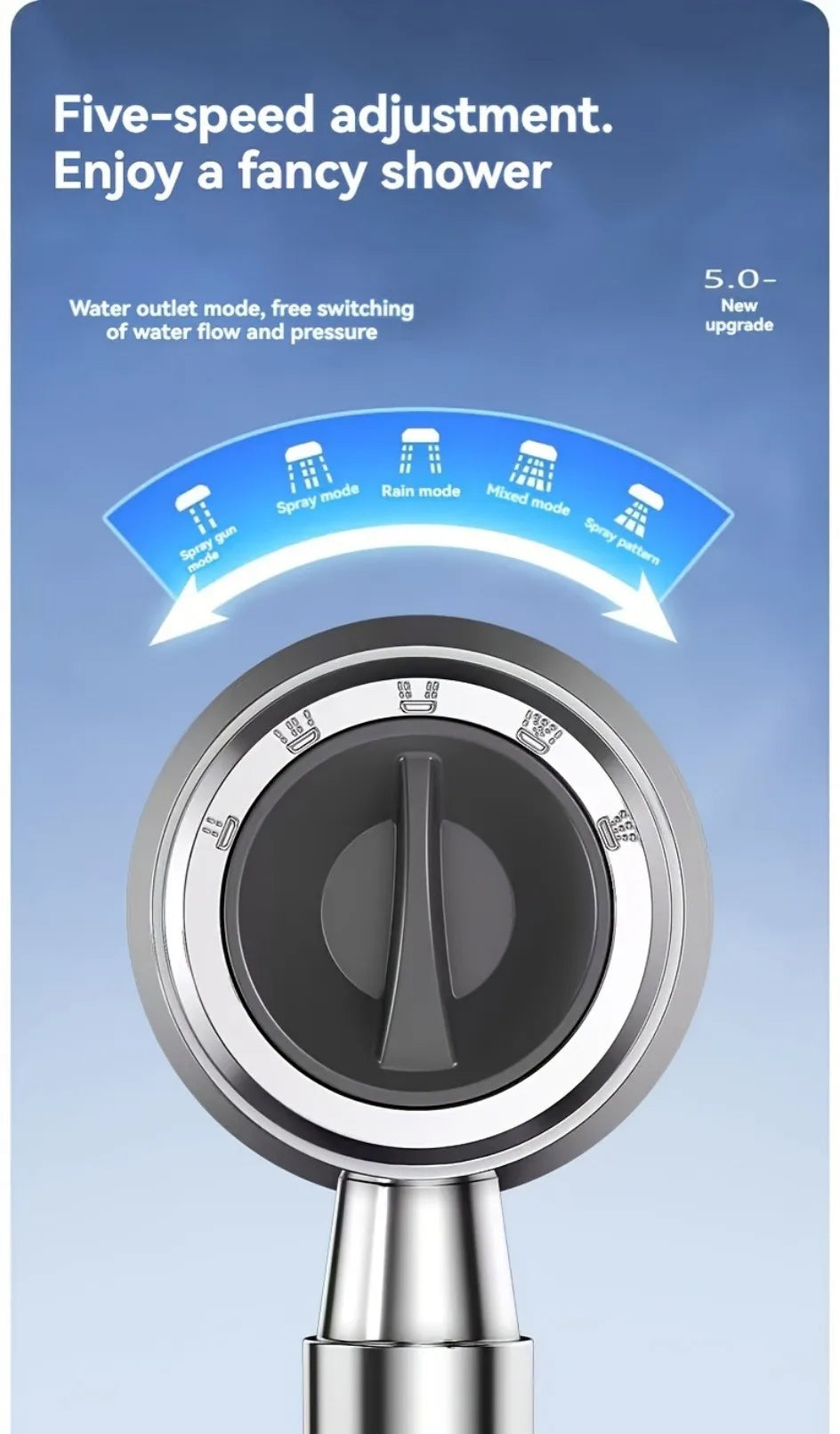 Pure Pulse™ High-Pressure Filtered Shower Head